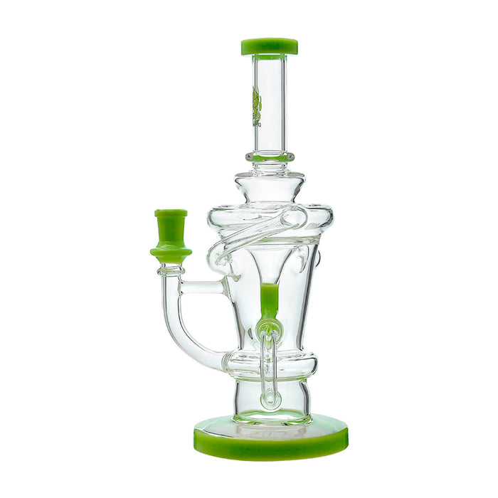 Calibear Recycler Torus Dab Rig - 10 Inch Glass Water Pipe