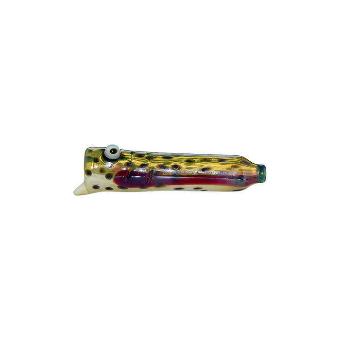 Calibear Trout Camo Chillum Glass Pipe