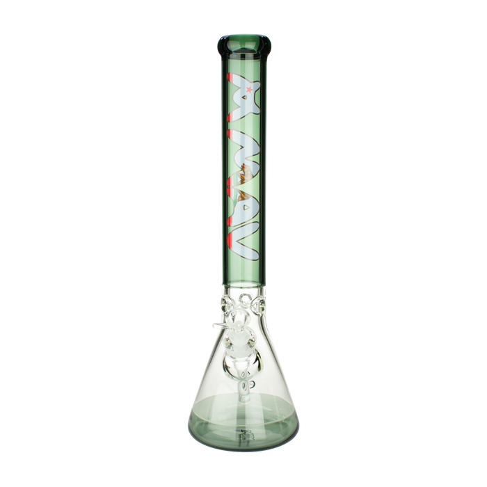 18" California Flag Special Edition Black 2 Tone Beaker Bong