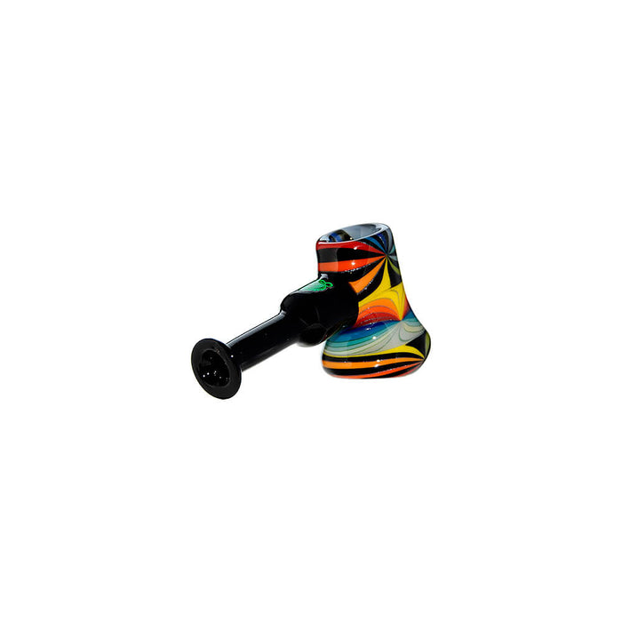 Colorful Starburst Axe Glass Pipe - Artisan Borosilicate Hand Pipe