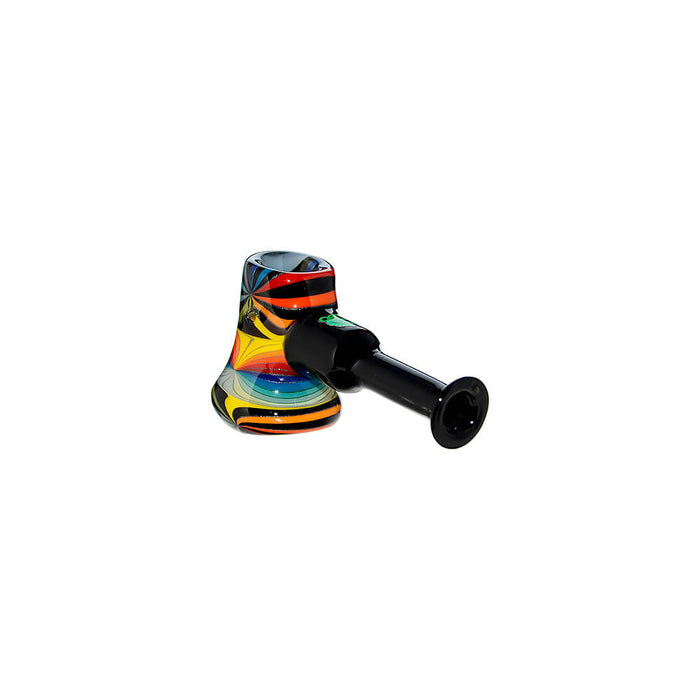 Colorful Starburst Axe Glass Pipe - Artisan Borosilicate Hand Pipe