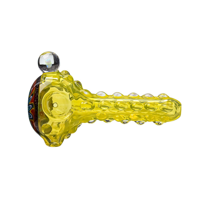 WIG WAG HAND PIPE WITH OPAL INLAY