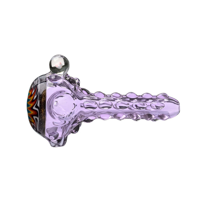 WIG WAG HAND PIPE WITH OPAL INLAY