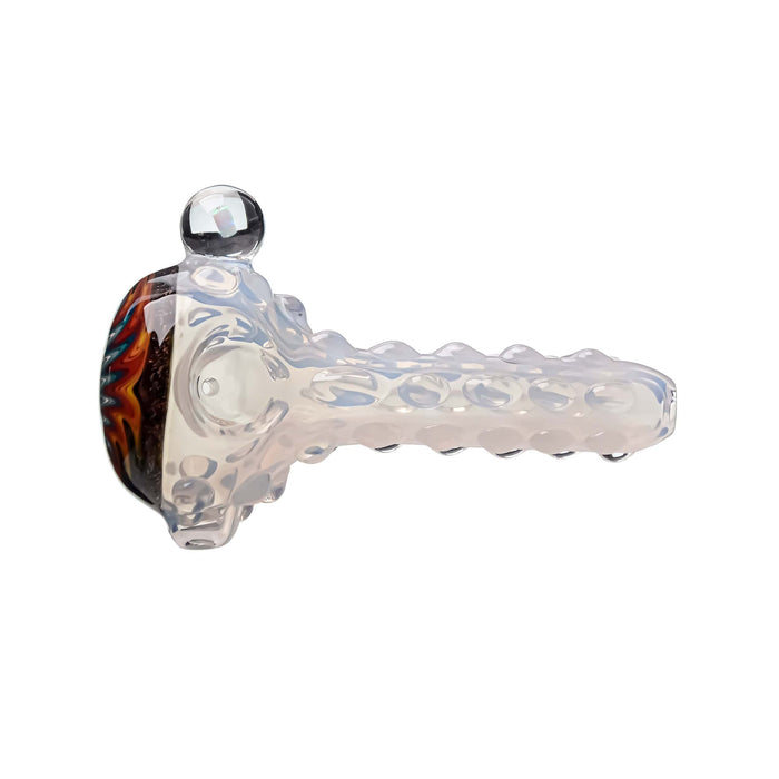 WIG WAG HAND PIPE WITH OPAL INLAY