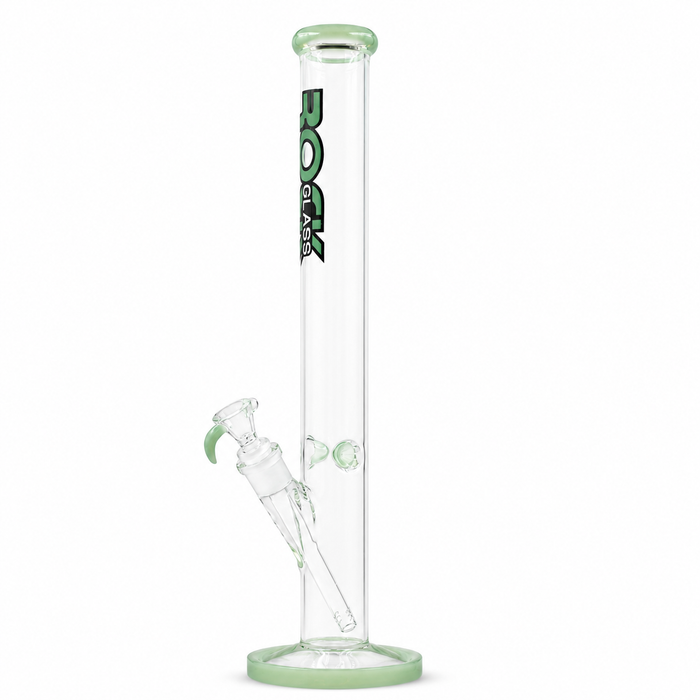 Rock Glass CrystalAxis Straight Tube Bong