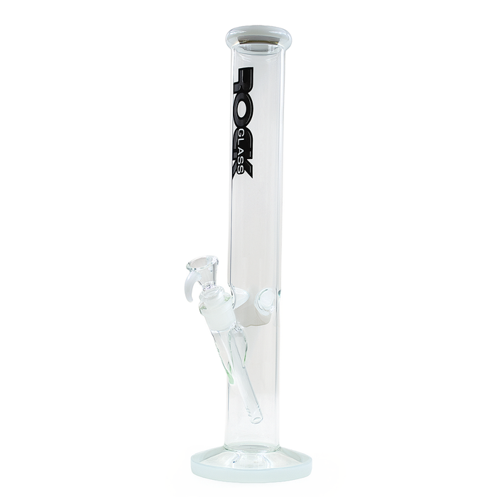 Rock Glass CrystalAxis Straight Tube Bong