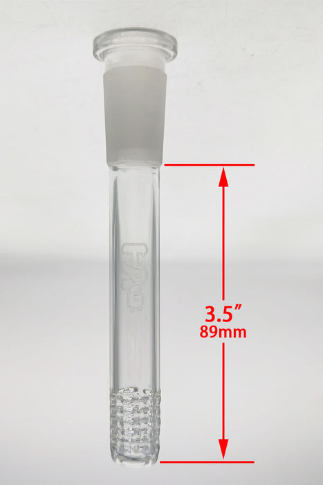 TAG - 18/14MM 6 Row x 3 (54 Hole) Open End Gridded Super Slit Downstem (5.50")