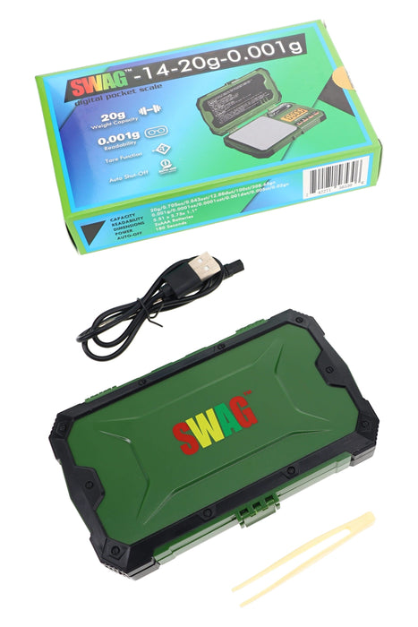 Swag SWAG-14-20G-0.001G Digital Pocket Scale – 20 g × 0.001 g