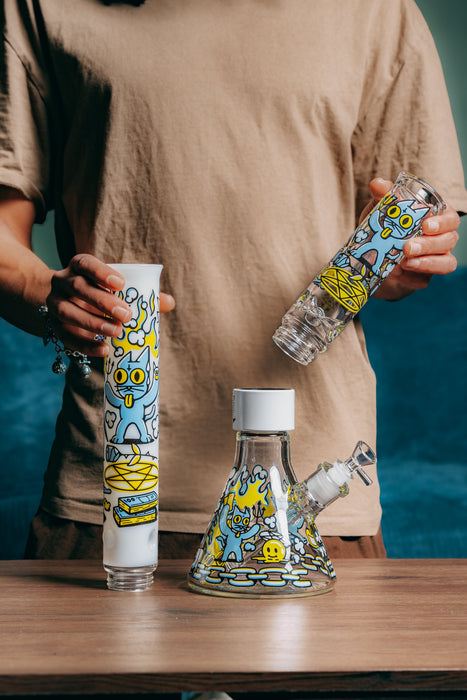 The 666 Cat Beaker Double Stack