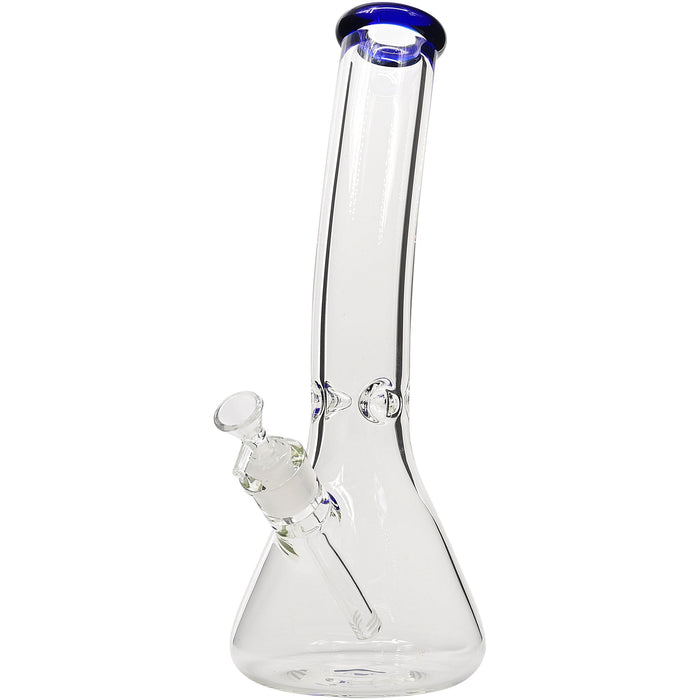Glassic Bent Neck Beaker Glass Water Pipe | 14mm F | Colors Vary