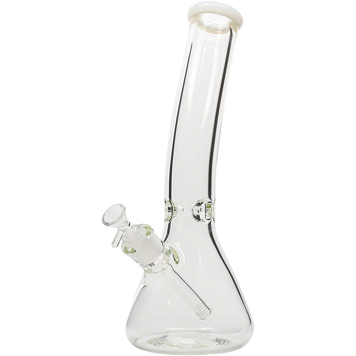 Glassic Bent Neck Beaker Glass Water Pipe | 14mm F | Colors Vary