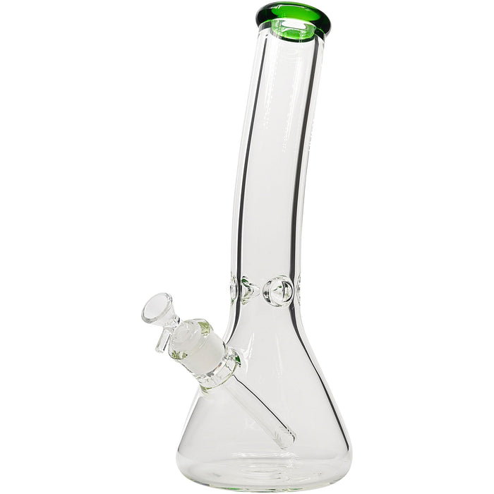 Glassic Bent Neck Beaker Glass Water Pipe | 14mm F | Colors Vary