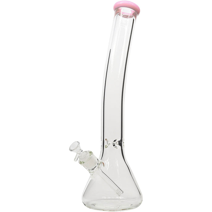Glassic Bent Neck Beaker Glass Water Pipe | 14mm F | Colors Vary