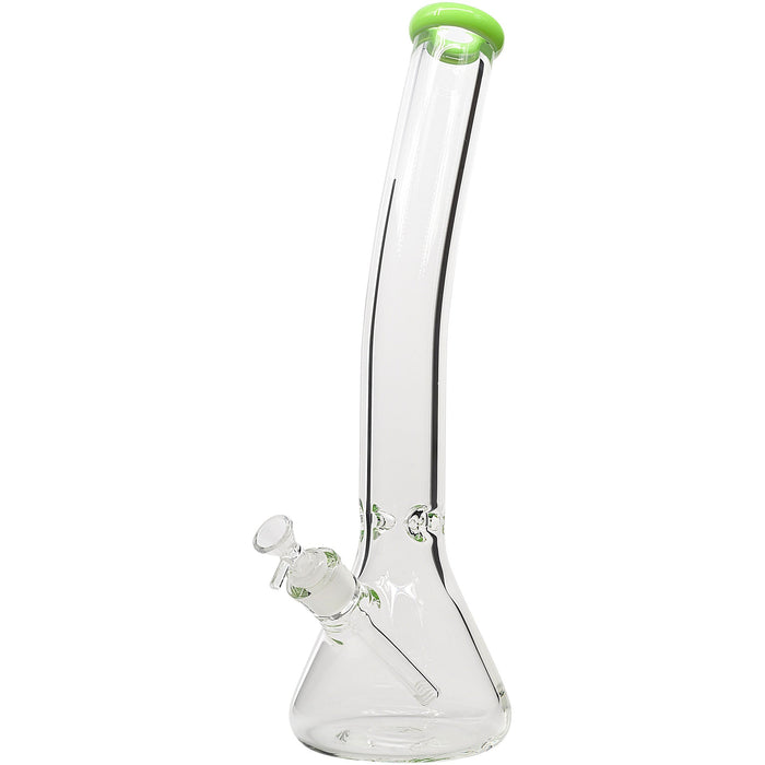 Glassic Bent Neck Beaker Glass Water Pipe | 14mm F | Colors Vary