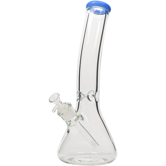 Glassic Bent Neck Beaker Glass Water Pipe | 14mm F | Colors Vary
