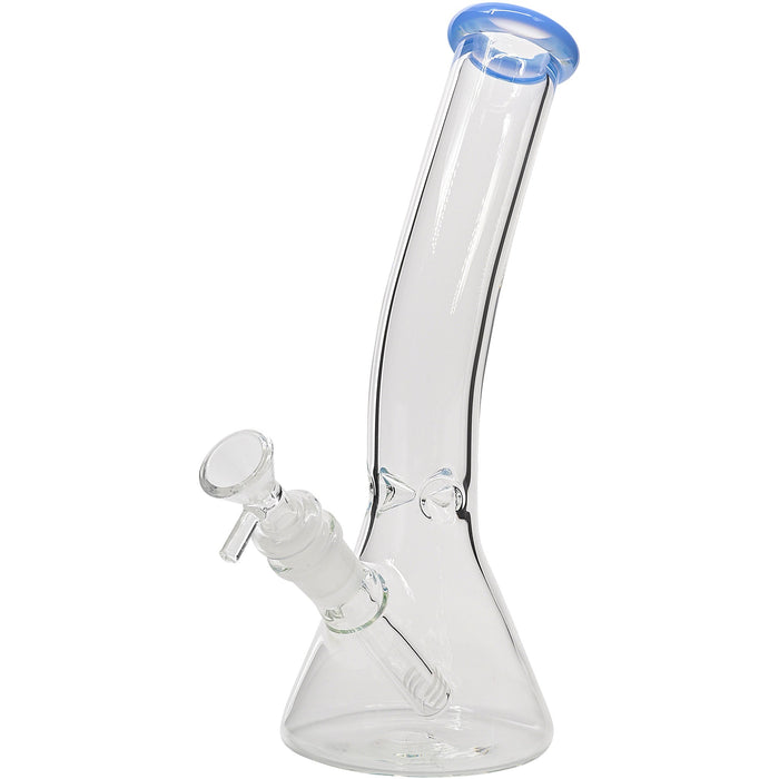 Glassic Bent Neck Beaker Glass Water Pipe | 14mm F | Colors Vary