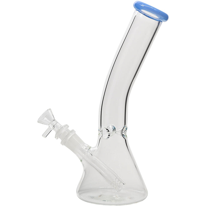 Glassic Bent Neck Beaker Glass Water Pipe | 14mm F | Colors Vary