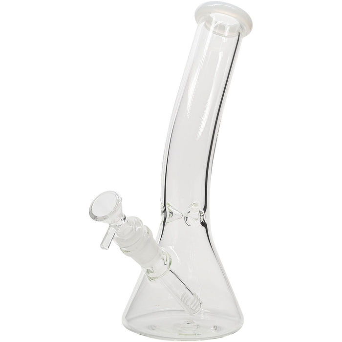 Glassic Bent Neck Beaker Glass Water Pipe | 14mm F | Colors Vary