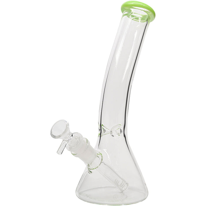 Glassic Bent Neck Beaker Glass Water Pipe | 14mm F | Colors Vary