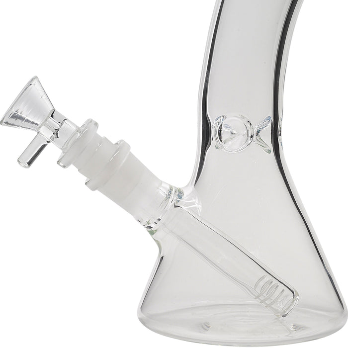 Glassic Bent Neck Beaker Glass Water Pipe | 14mm F | Colors Vary