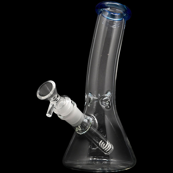 Glassic Bent Neck Beaker Glass Water Pipe | 14mm F | Colors Vary