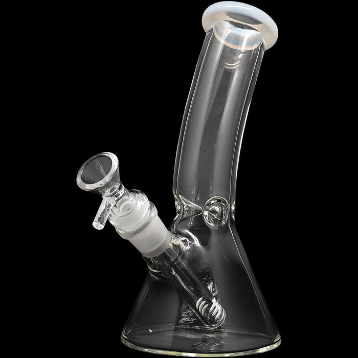 Glassic Bent Neck Beaker Glass Water Pipe | 14mm F | Colors Vary