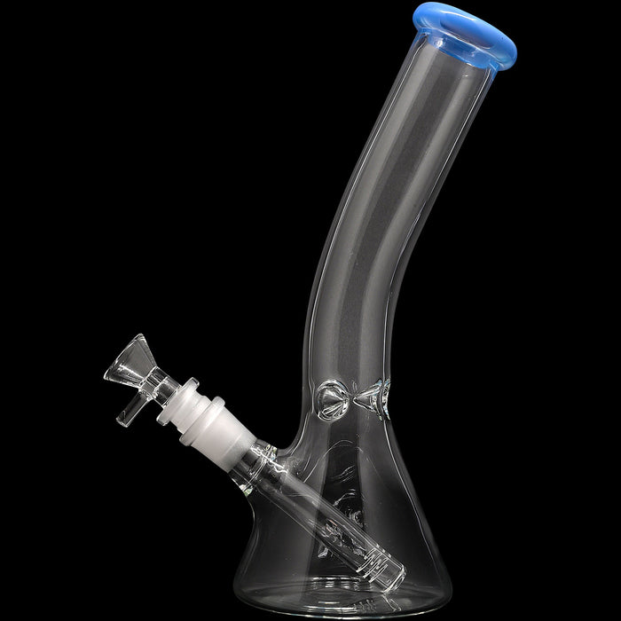 Glassic Bent Neck Beaker Glass Water Pipe | 14mm F | Colors Vary