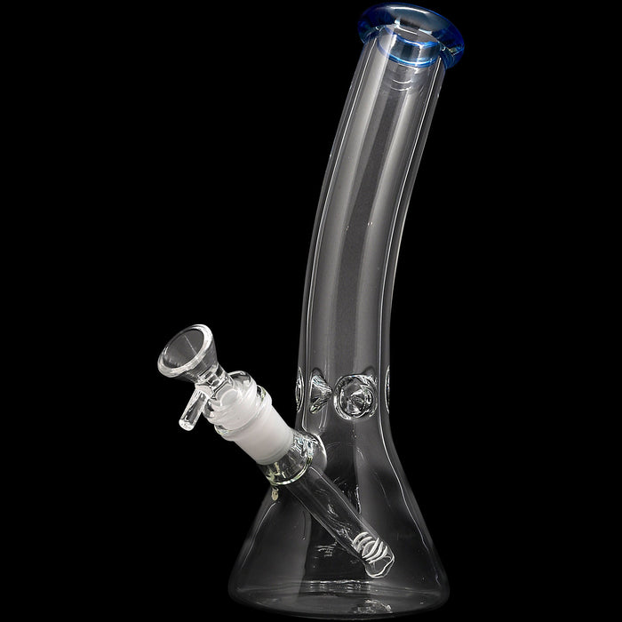 Glassic Bent Neck Beaker Glass Water Pipe | 14mm F | Colors Vary