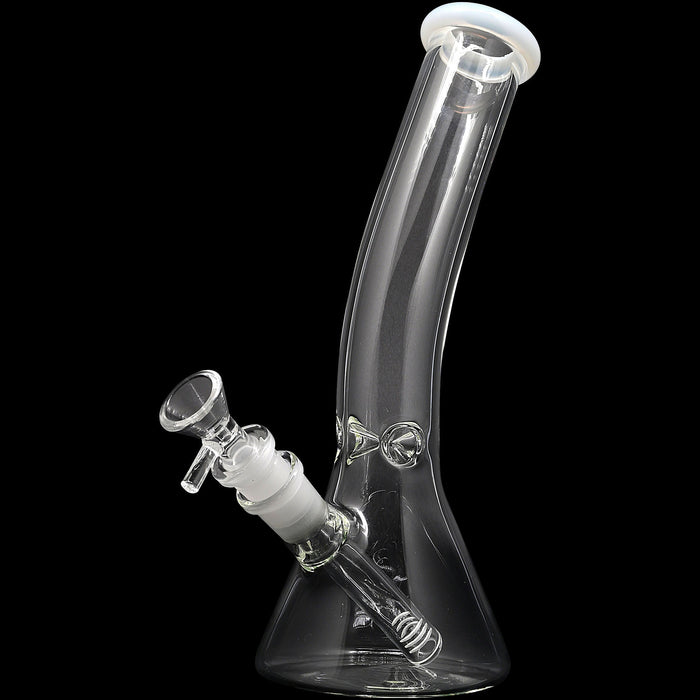 Glassic Bent Neck Beaker Glass Water Pipe | 14mm F | Colors Vary