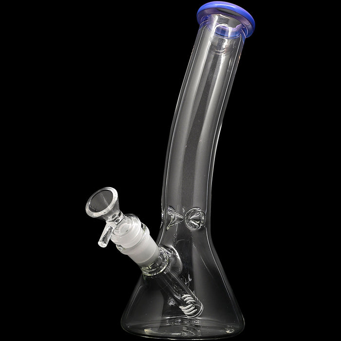 Glassic Bent Neck Beaker Glass Water Pipe | 14mm F | Colors Vary
