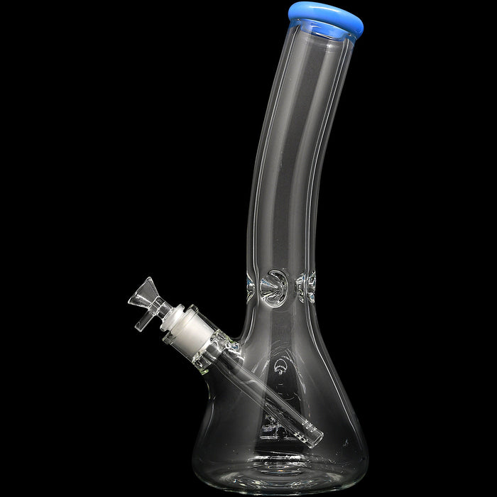 Glassic Bent Neck Beaker Glass Water Pipe | 14mm F | Colors Vary