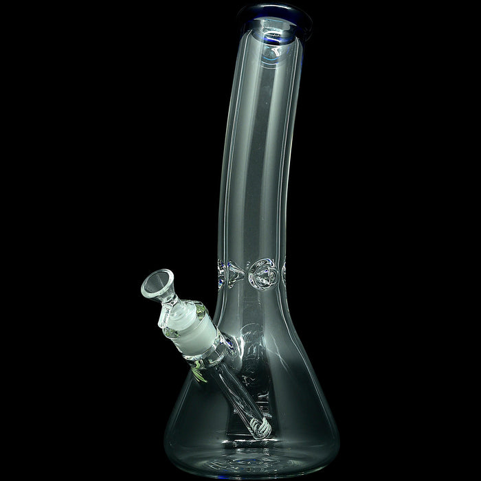 Glassic Bent Neck Beaker Glass Water Pipe | 14mm F | Colors Vary