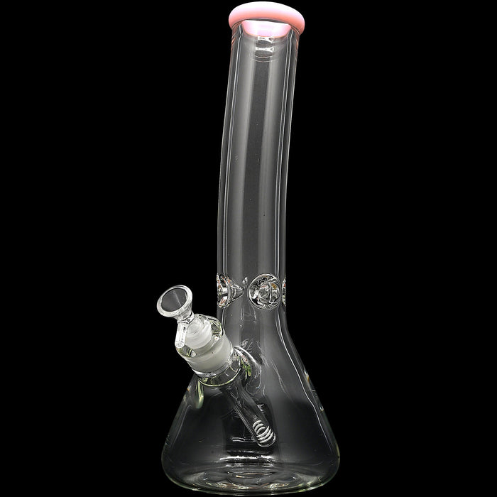 Glassic Bent Neck Beaker Glass Water Pipe | 14mm F | Colors Vary