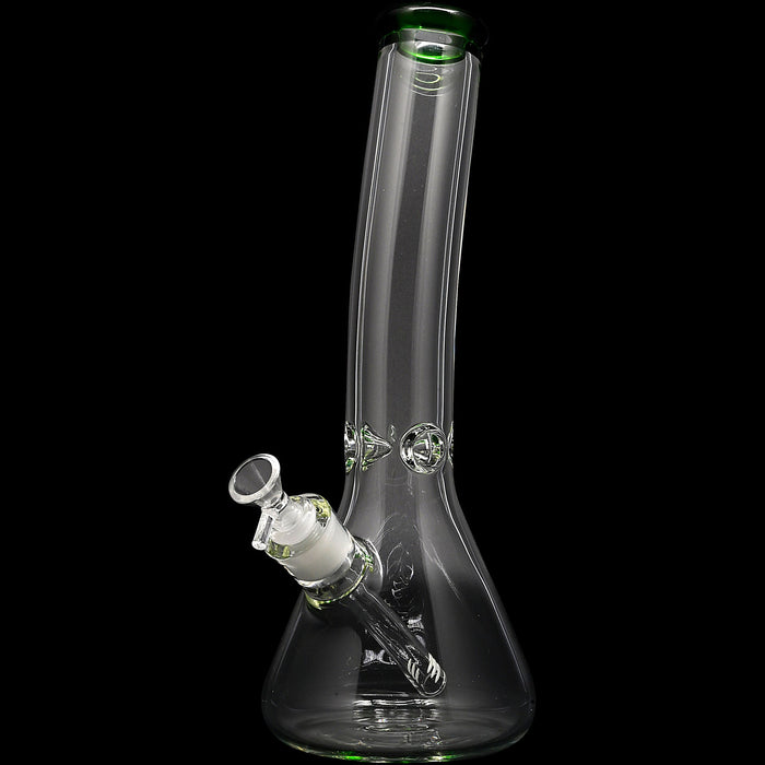 Glassic Bent Neck Beaker Glass Water Pipe | 14mm F | Colors Vary