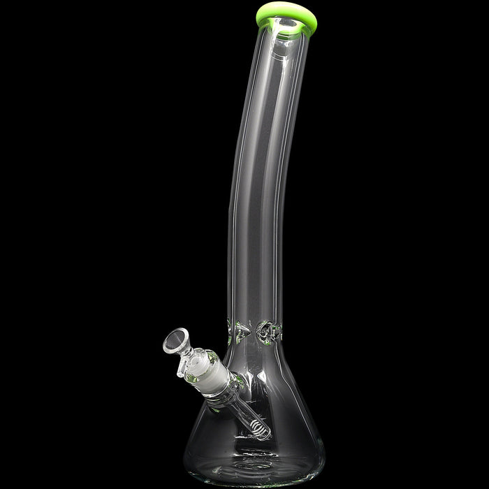 Glassic Bent Neck Beaker Glass Water Pipe | 14mm F | Colors Vary