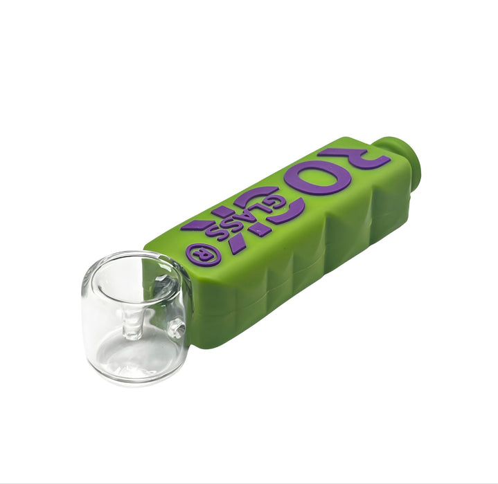 Unbreakable Explorer Rock Glass Silicone Handpipe