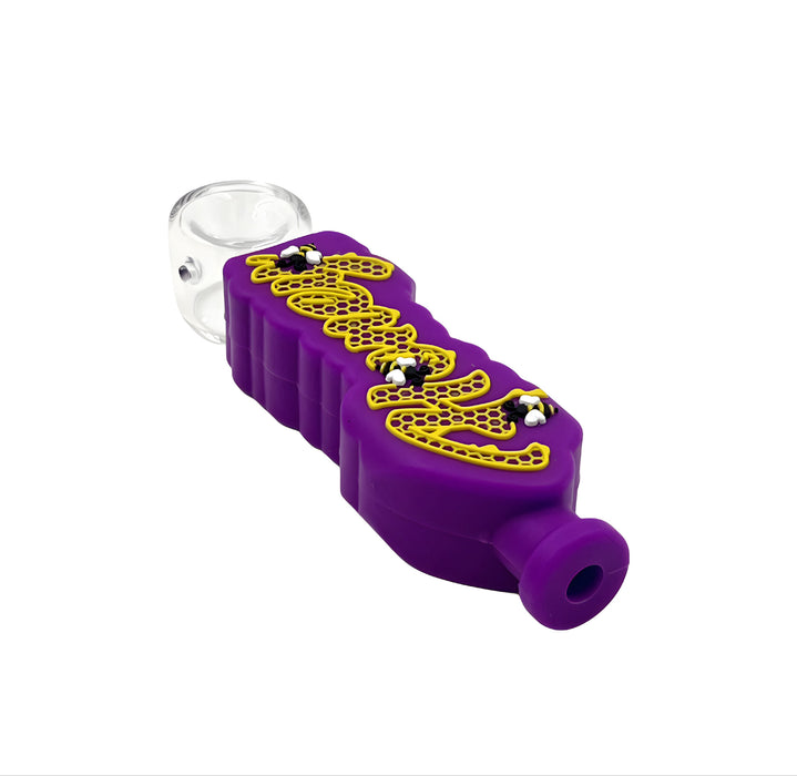 Honeycomb Hitter Silicone Handpipe