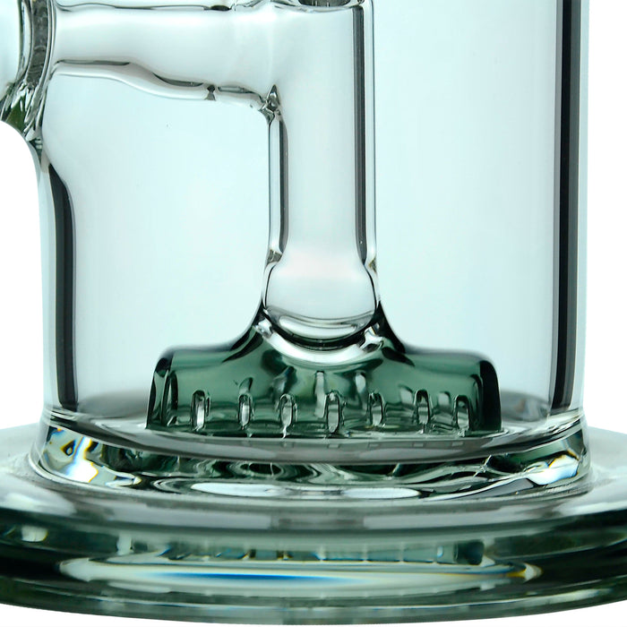 DOUBLE HEX DAB RIG/ WATER PIPES WITH DOUBLE-LAYER PERC.
