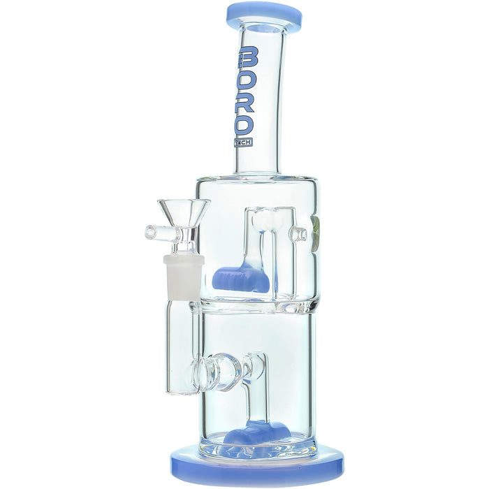 DOUBLE HEX DAB RIG/ WATER PIPES WITH DOUBLE-LAYER PERC.