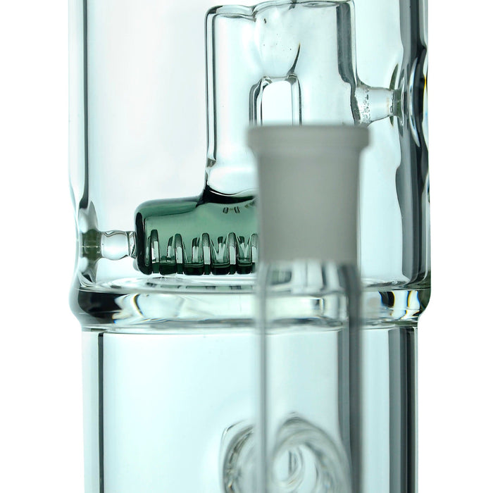 DOUBLE HEX DAB RIG/ WATER PIPES WITH DOUBLE-LAYER PERC.
