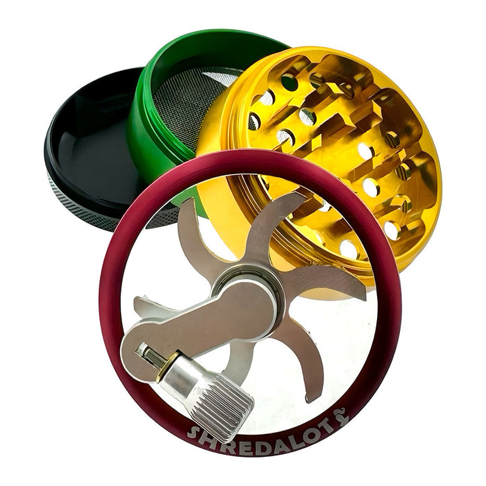 Sir Shredalot Crank top 4 part  Grinder