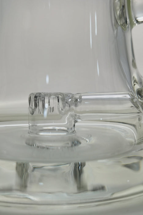 TAG - 6.5" Bent Neck Micro Super Slit Puck w/ Bellow Base 50x5MM (14MM Female)