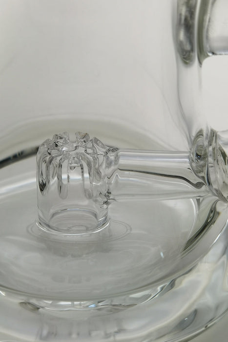 TAG - 6.5" Bent Neck Micro Super Slit Puck w/ Bellow Base 50x5MM (14MM Female)