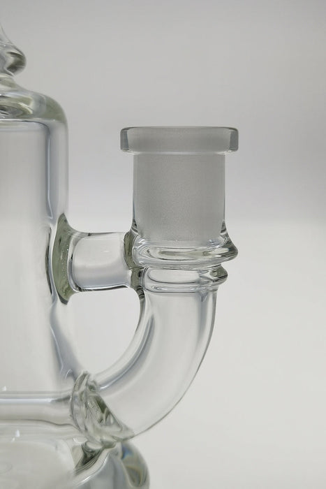 TAG - 6.5" Bent Neck Micro Super Slit Puck w/ Bellow Base 50x5MM (14MM Female)