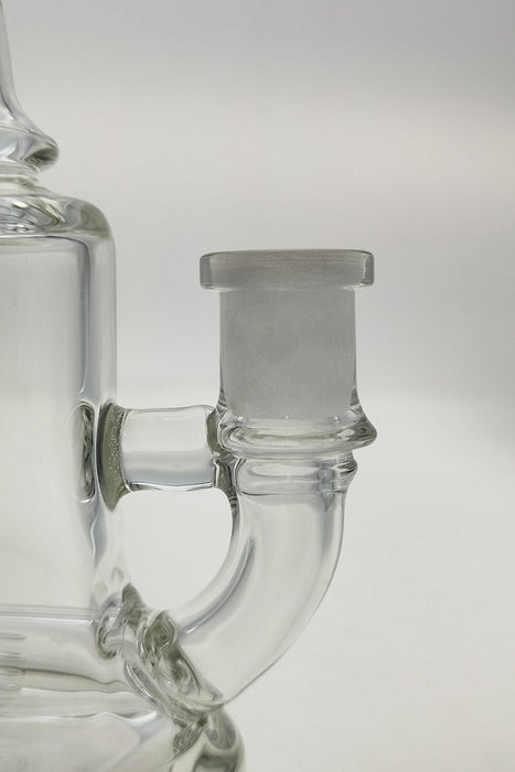 TAG - 6.5" Bent Neck Downward Super Slit Single Showerhead w/ Bellow Base 50x5MM (14MM Female)