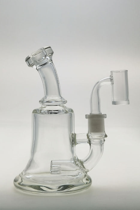 TAG - 6.5" Bent Neck Downward Super Slit Single Showerhead w/ Bellow Base 50x5MM (14MM Female)