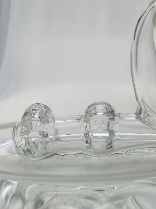 TAG - 8.5" Bent Neck Gill Seal Double UFO Showerhead w/ Bellow Base 50x5MM (14MM Female)