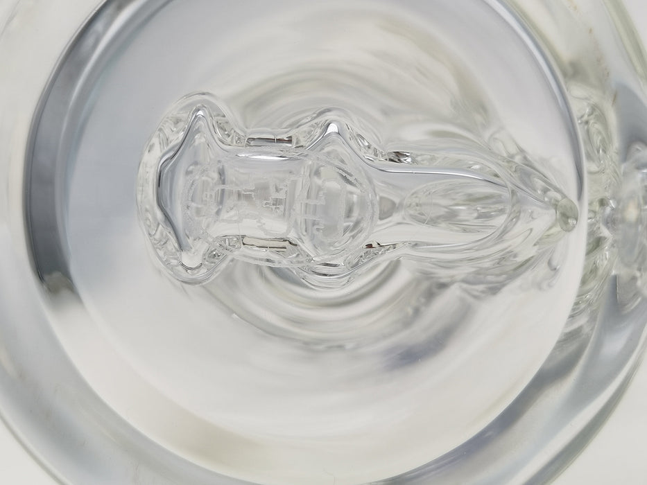 TAG - 8.5" Bent Neck Gill Seal Double UFO Showerhead w/ Bellow Base 50x5MM (14MM Female)