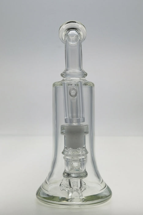 TAG - 8.5" Bent Neck Gill Seal Double UFO Showerhead w/ Bellow Base 50x5MM (14MM Female)