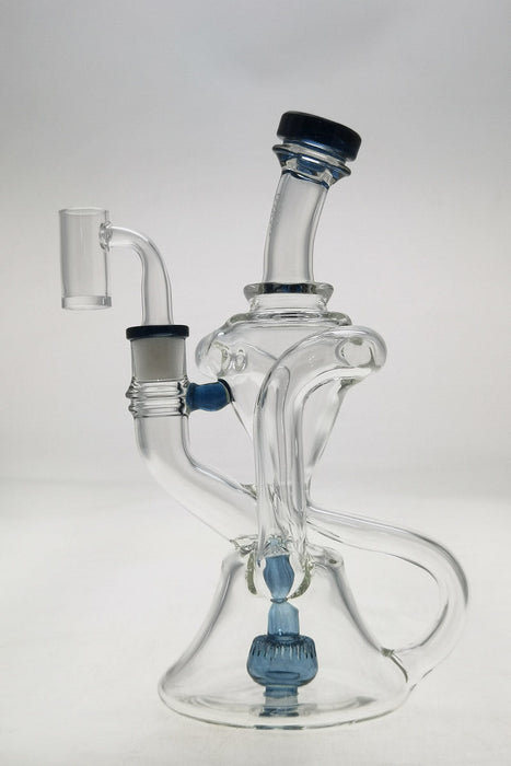 TAG - 9.5" Super Slit Donut Dual Arm Recycler (14MM Female)